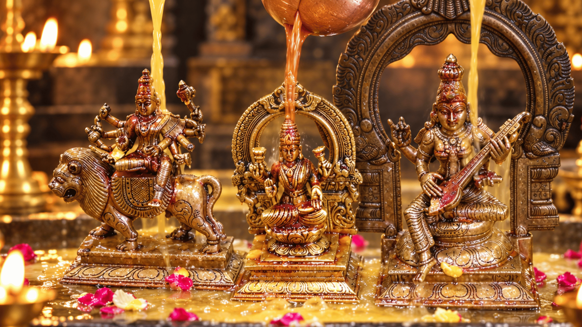 Goddess Saraswathi Navaratri Puja for wisdom, memory, and academic excellence – sacred Vedic rituals