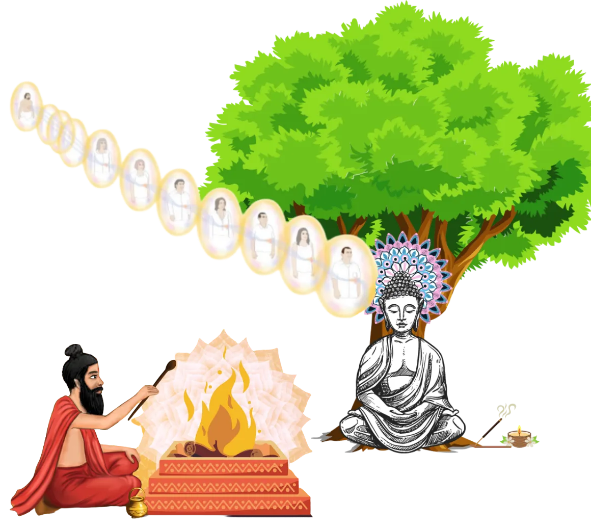 Banyan tree representing ancestral lineage healing and Thila Homam ritual